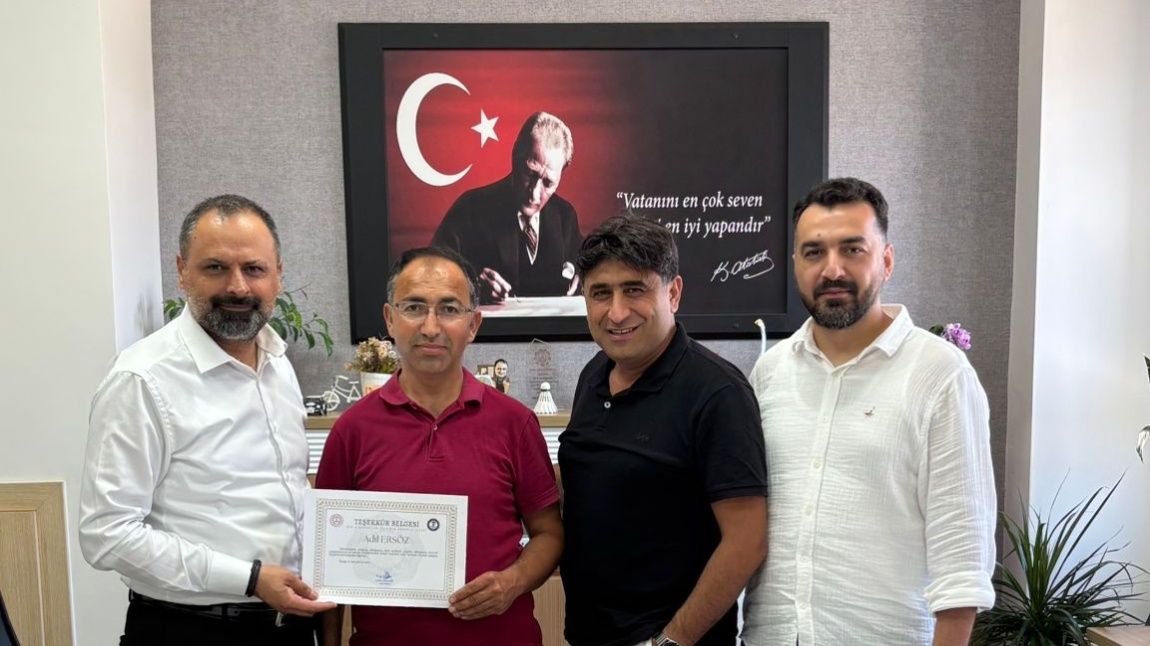 MEMURUMUZ ADİL ERSÖZ' ÜN TAYİNİ ÇIKTI